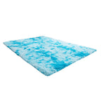 Long-Haired Tie-Dye Gradient Area Rug, Soft Carpet